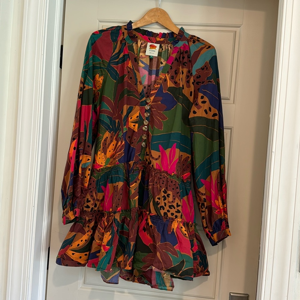 FARM Rio L/S mini dress
